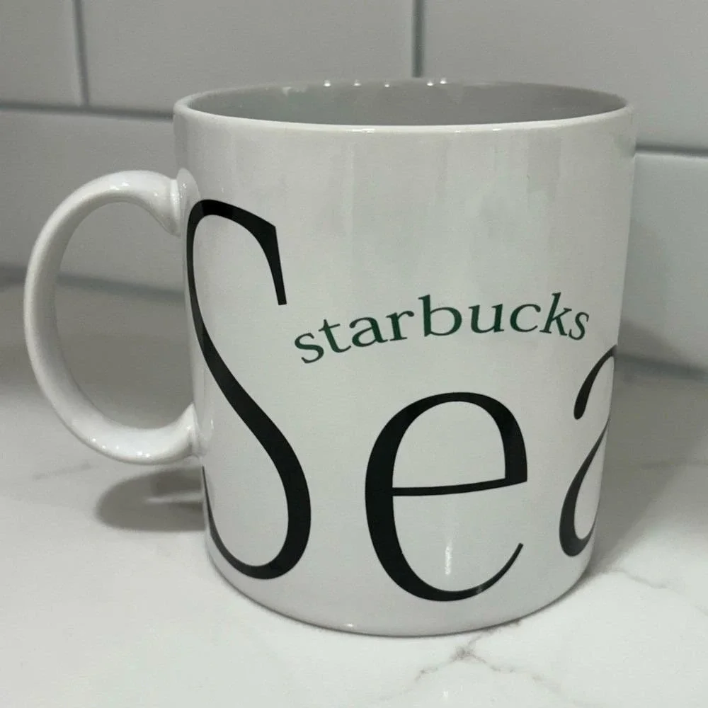Starbucks 1994 Seattle City Mug Space Needle Vintage Thailand Collector